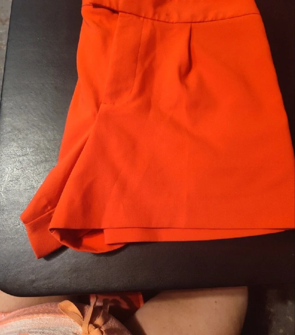 A New Day Bright Red Women's Tailored Shorts